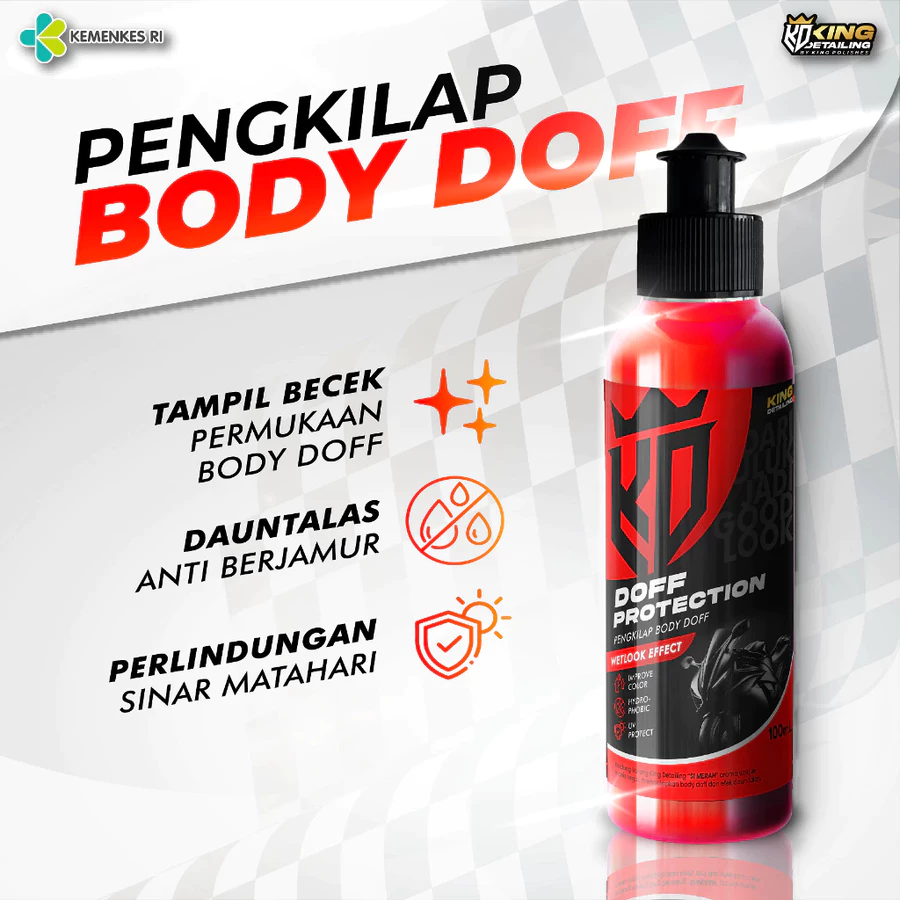 100ml Pengkilap Pengkilat Motor Mobil Doff Matte Aman Untuk Cat Motor Mobil