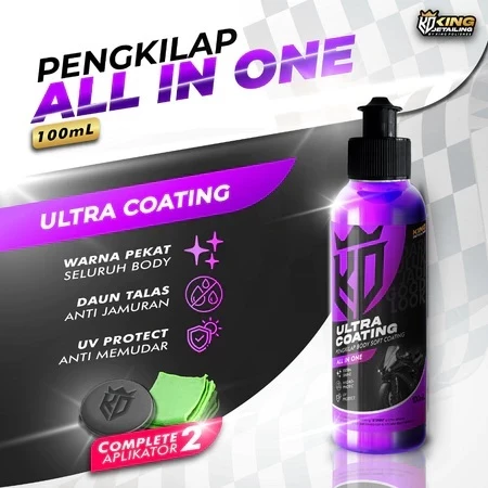 100ml Ultra Coating Pengkilap Pengkilat Mobil Motor Semi Coating Daun Talas