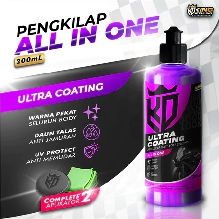 200ml Ultra Coating Pengkilap pengkilat Mobil motor semi coating efek Daun Talas