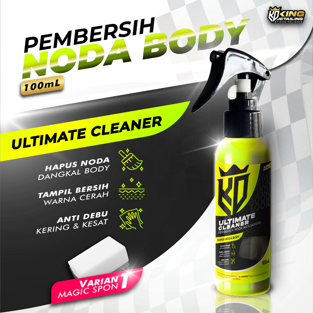 100ml Pembersih Serba Guna ULTIMATE CLEANER Pembersih interior Bludru Penghilang baret halus