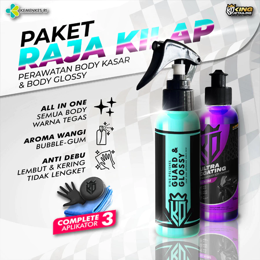 Pengkilap Exterior Mobil Motor Paint Protector Efek Daun Talas Body