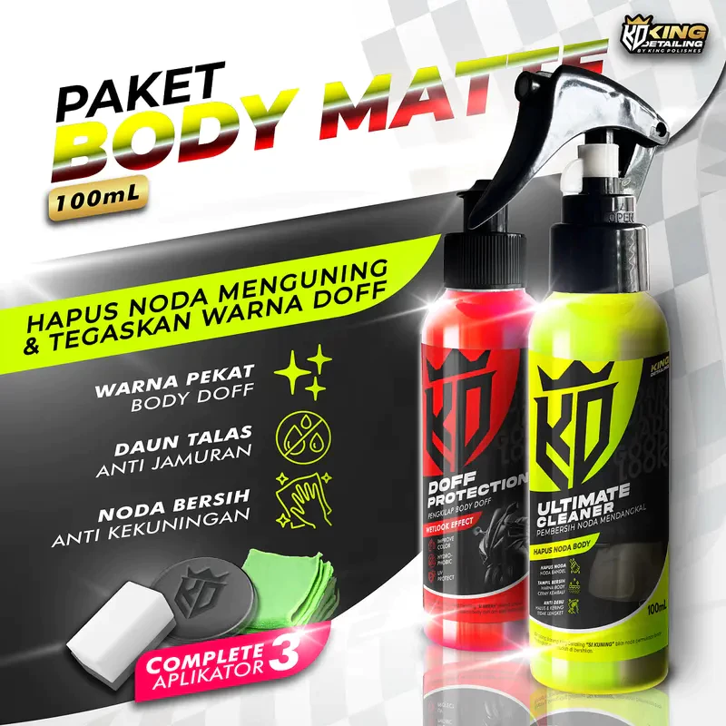 100ml Paket Body Matte Perawatan Body Doff Hapus Noda Baret Penghilang Baret Halus
