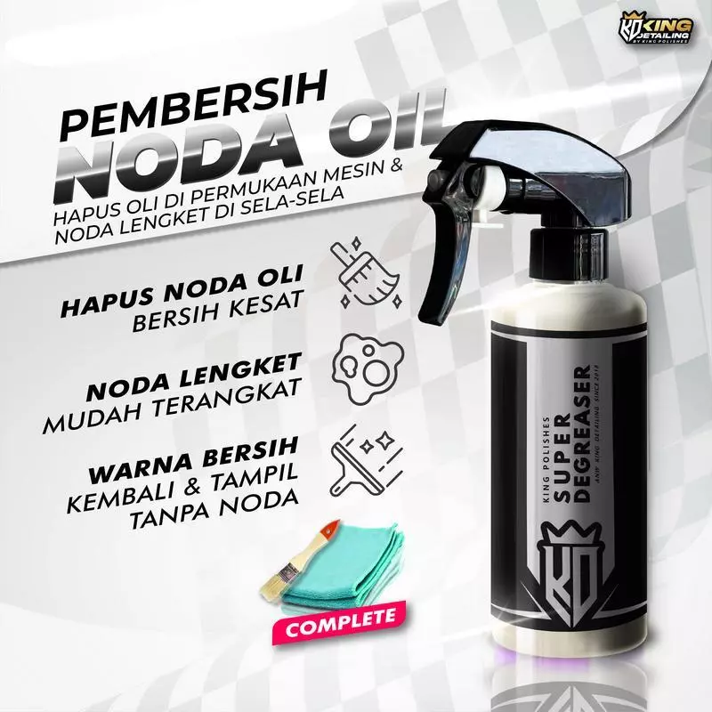 200ml  Super Degreaser Pembersih Ruang Mesin Motor Mobil