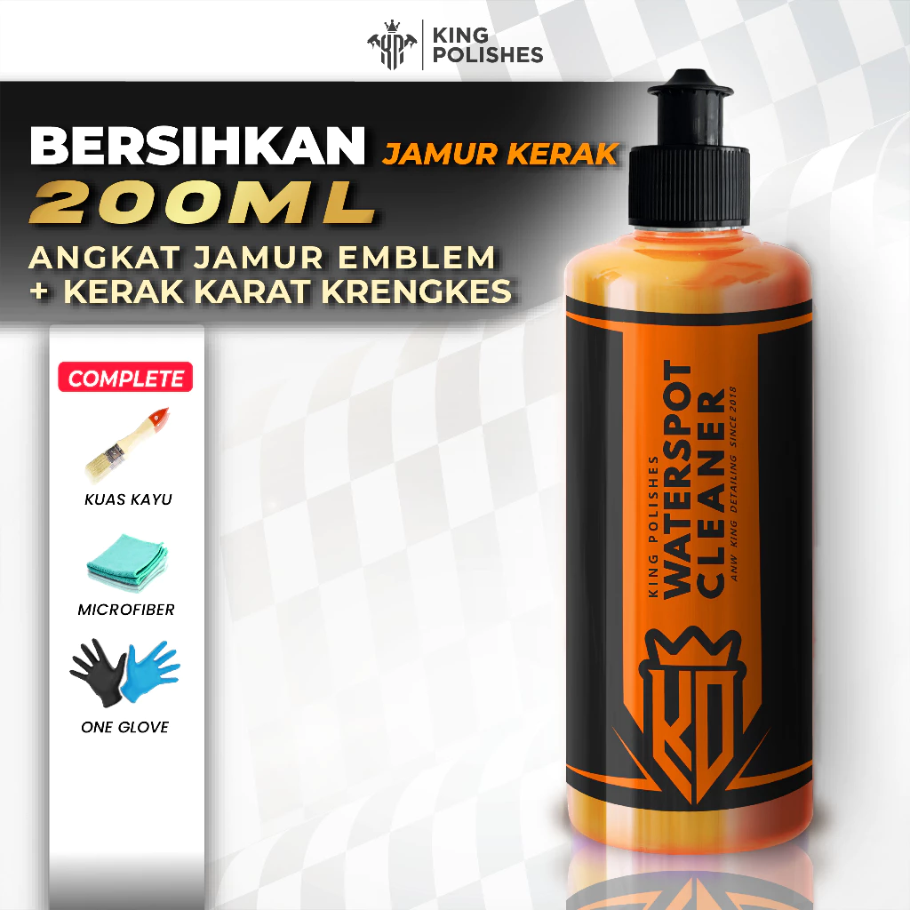 200ml Pembersih Jamur Body Mobil dan Motor Aman Untuk Cat Waterspot Cleaner